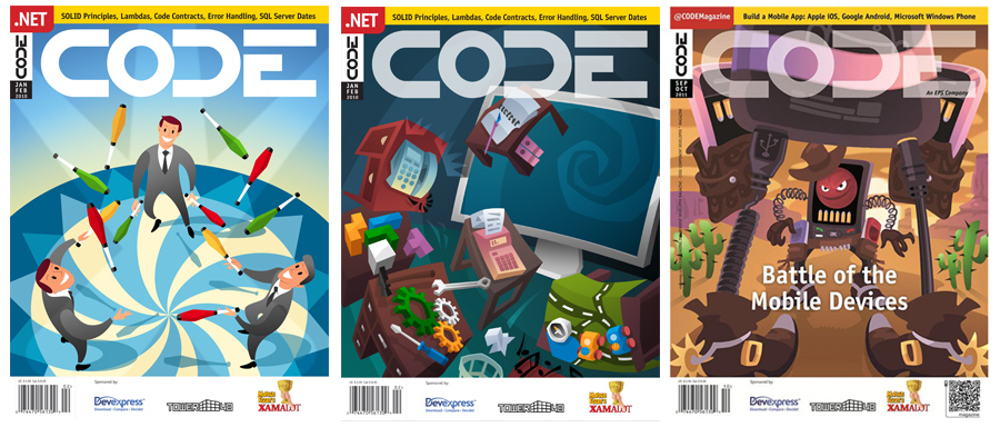 Copertine "Code Magazine" Robert Weikmann
